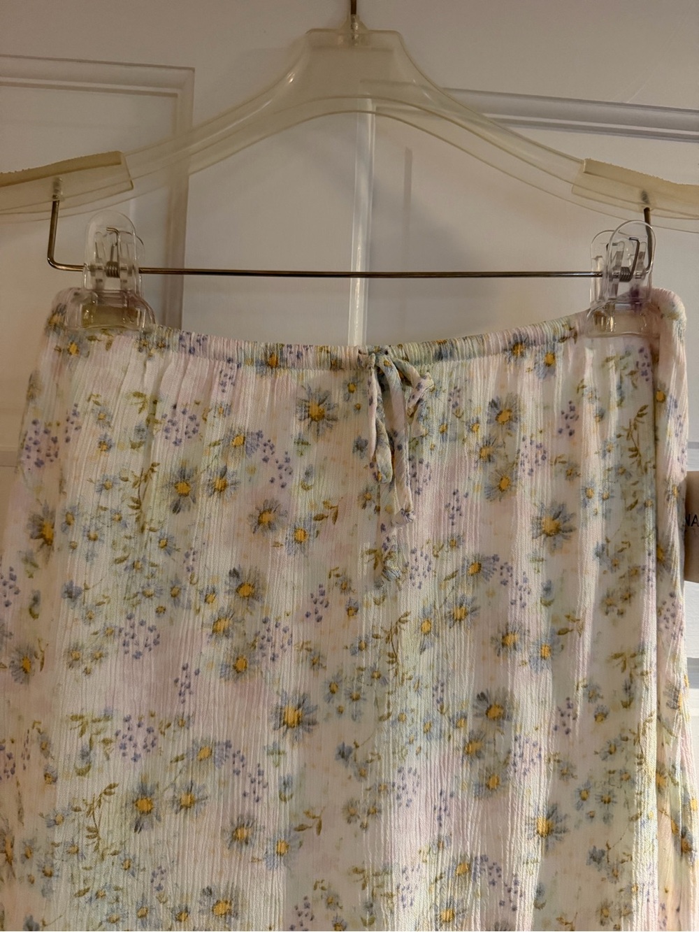 Arizona Jean Company Cream Floral Tiered Maxi Skirt - Picture 2 of 5